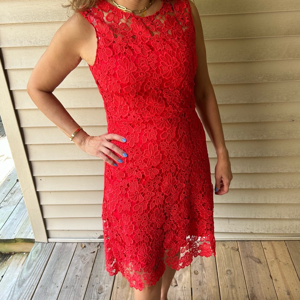 Red dress